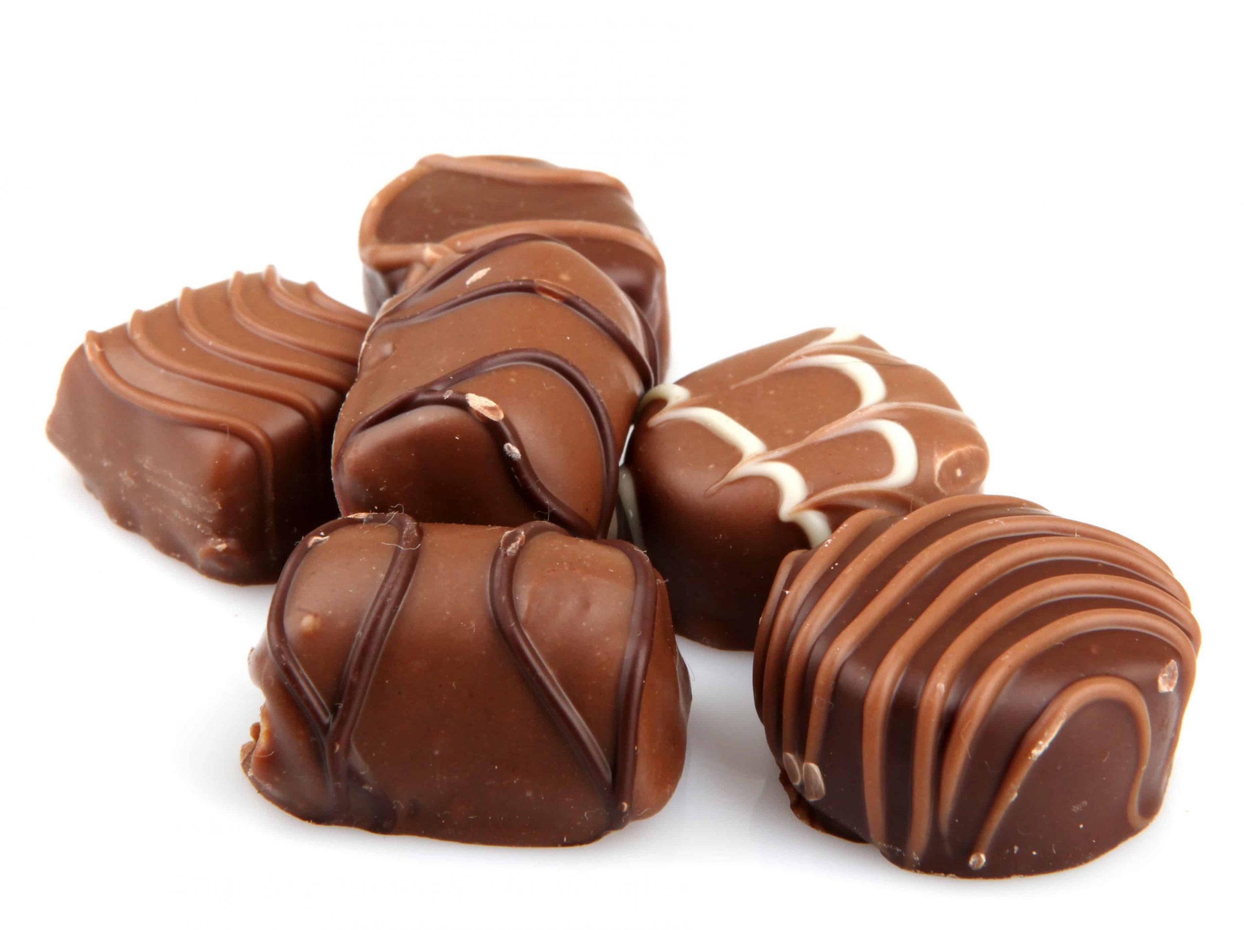 Box of gourmet chocolates assortment by Studley Flower Gardens